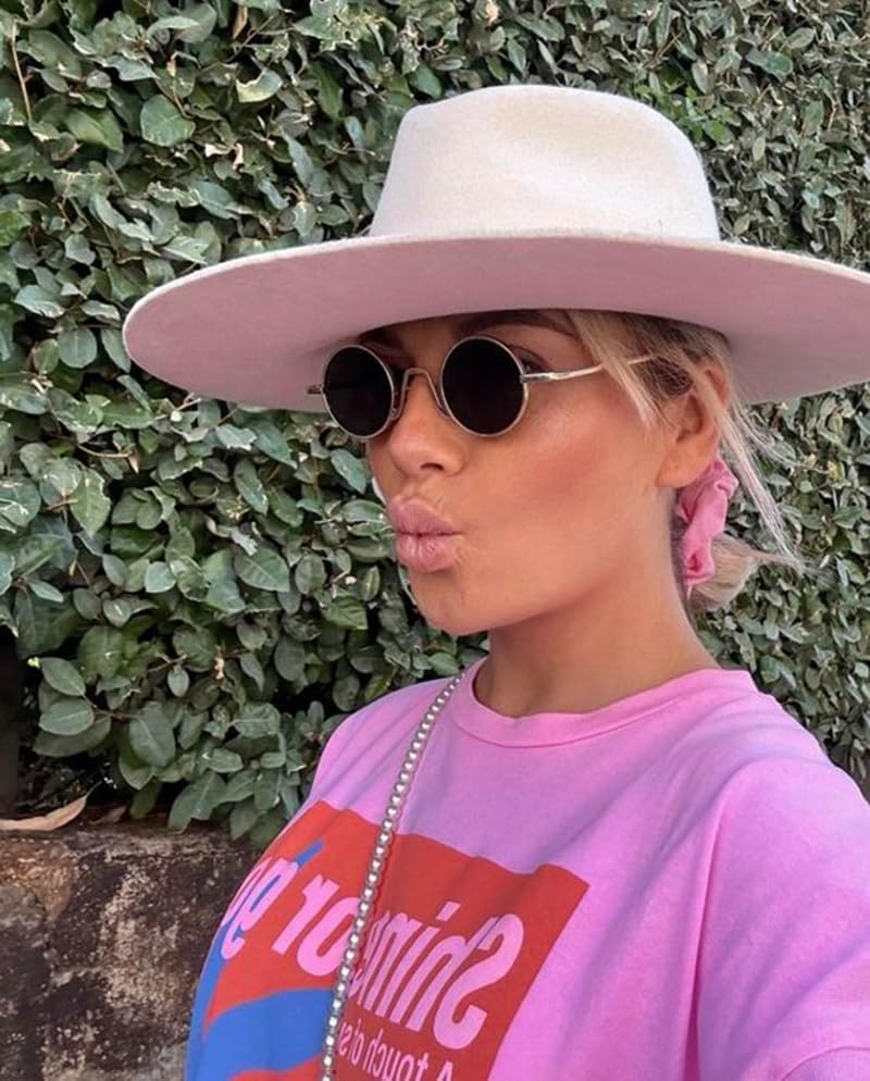 SORVINO Retro Small Round Sunglasses for Men Women Vintage Style Metal Frame - Image 3