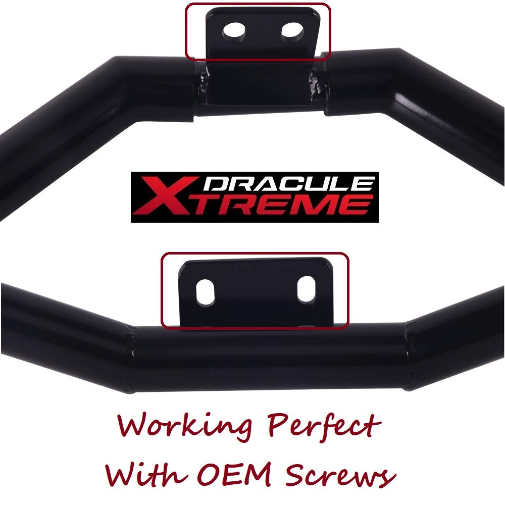 Buy STREETTANK Fat 1.5 INCH Engine Guards, MeatHook Killing Looks Crash Bars, Gloss Black