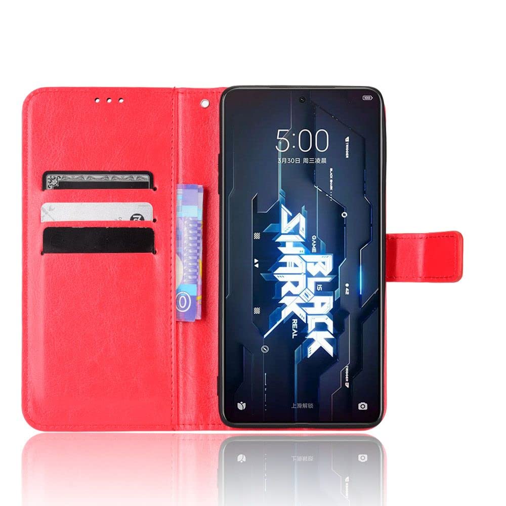 BaiBaiDY Cover per Xiaomi Black Shark 5 Pro Custodia, Slot Cart