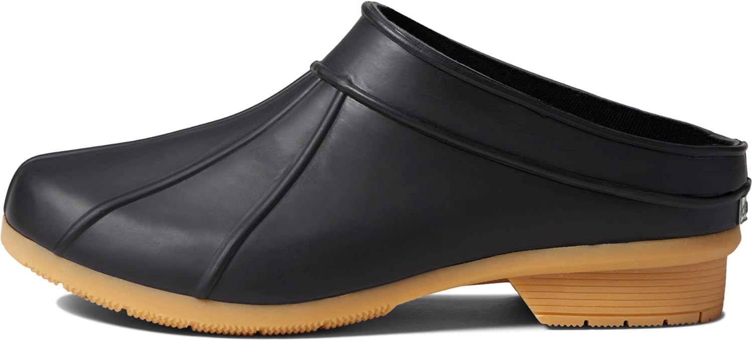Chooka Womens Classic Heel Clog, Black, 10 US