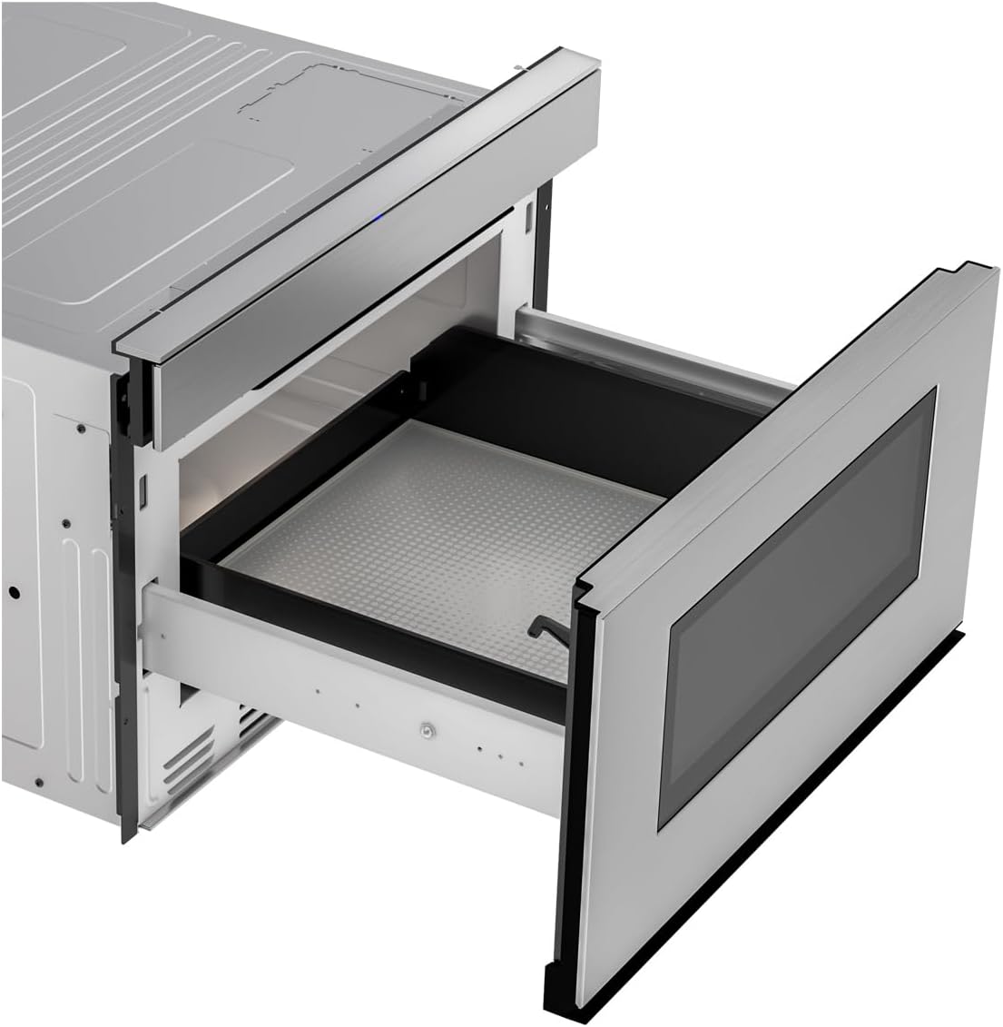 Stainless Steel Smart Microwave Drawer with Alexa Integration
