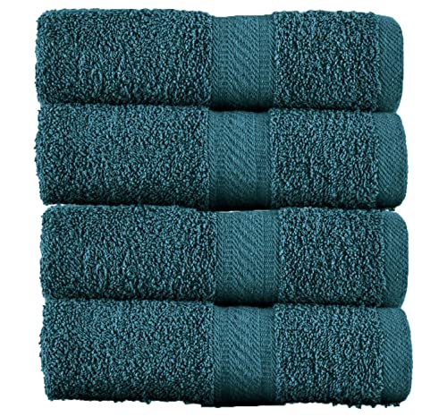 Sweet Needle Pack de 4 Toallas de baño Grandes (70 x 140 cm) - 100% algodón de Lujo, ultrasuave, Muy Absorbente para baño, Ducha, Playa y Uso Diario