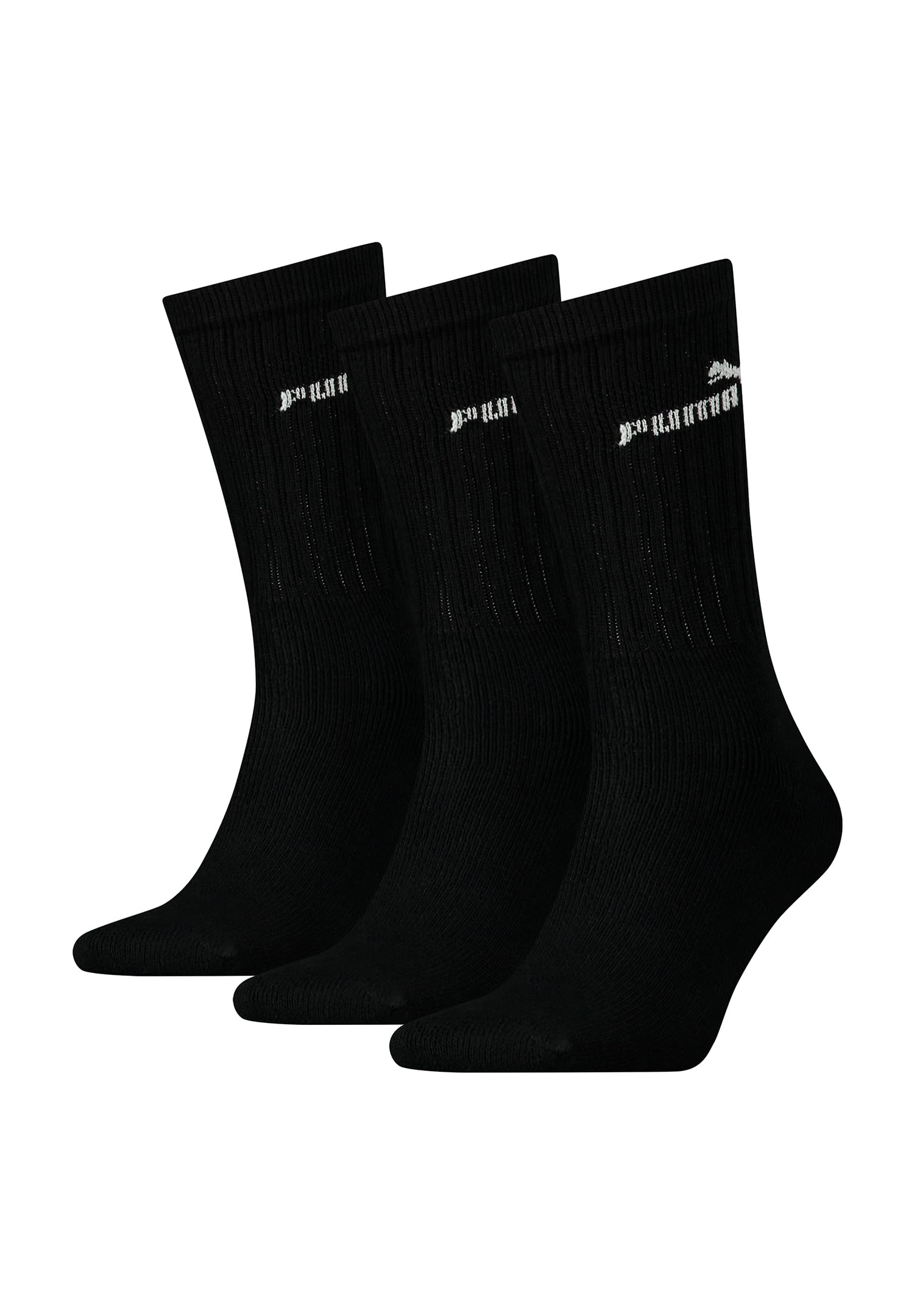 PUMA Unisex Sport 3p Socks, Black 039, 6-8 UK