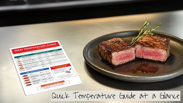 Imán decorativo con tabla de temperaturas de carne 5x7.6 in miniatura 7