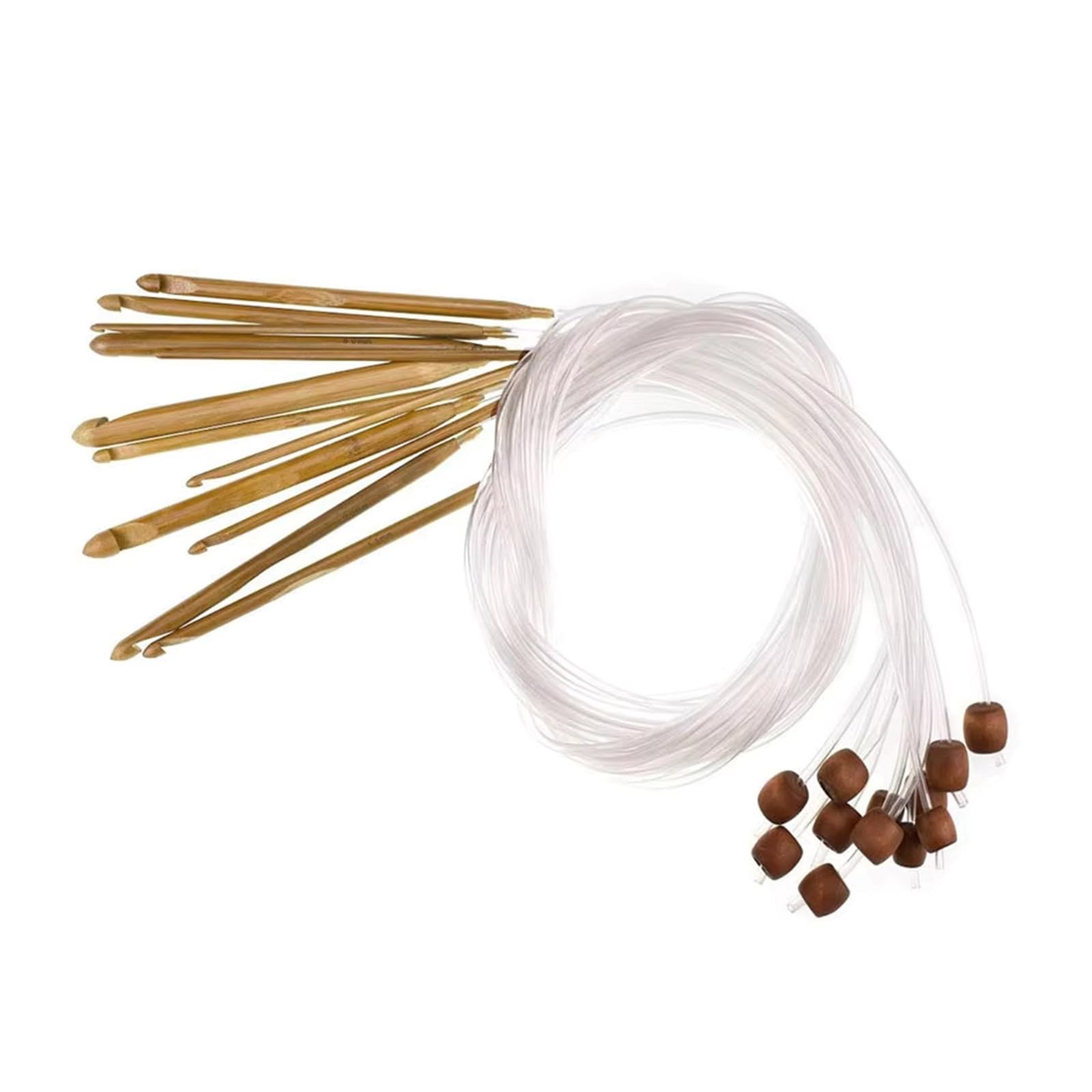 Hook Set, Crochet Knitting Needle Afghan Long Crochet Hook Needle Carpet Rug Weave Knitting for Crafting Afghan Set