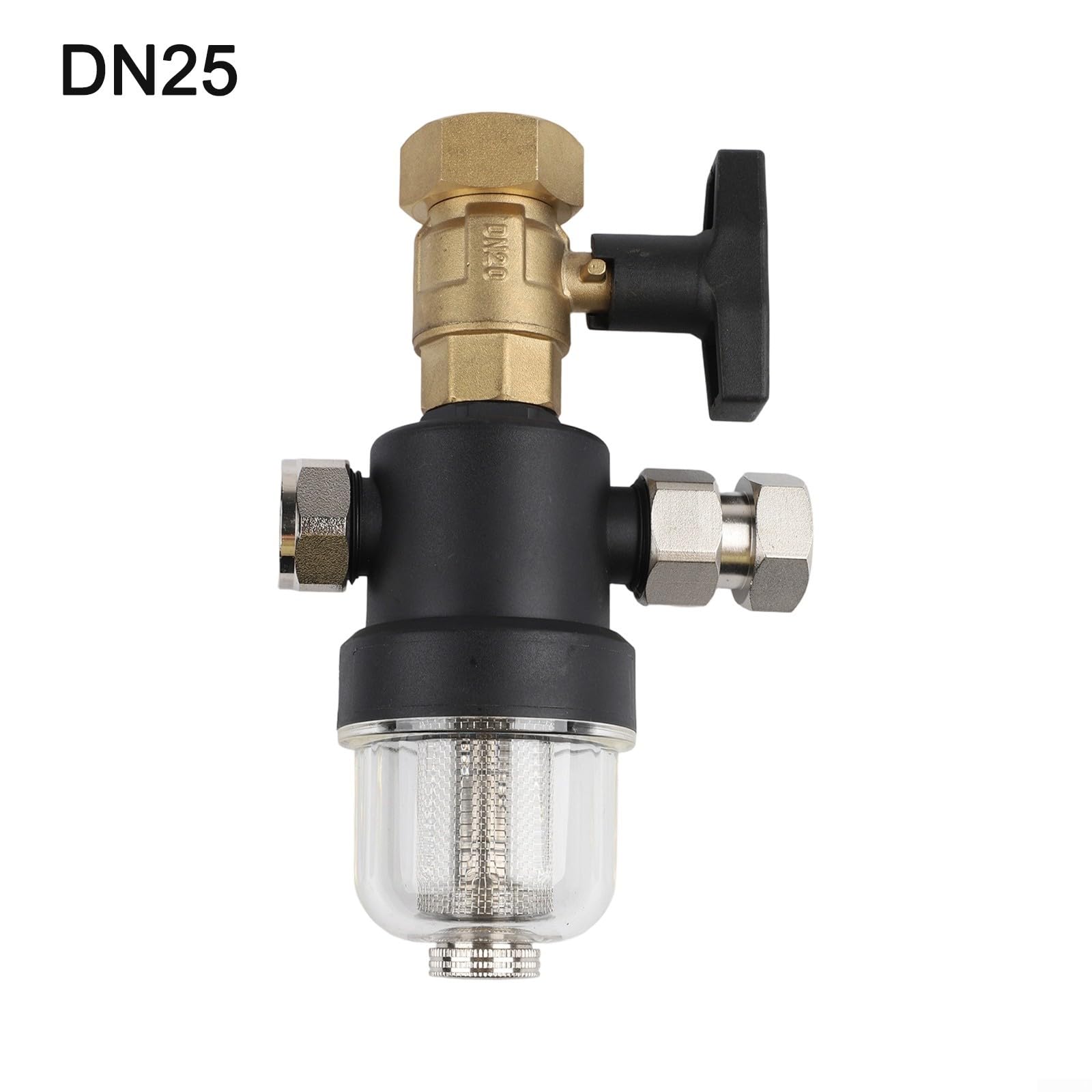 Magnetyczny filtr kotła DN20 DN25 ochrona systemu centralnego ogrzewania odrdzewiacz filtr wstępny wody do grzejników podłogowych 3/4 1 cala (DN25)