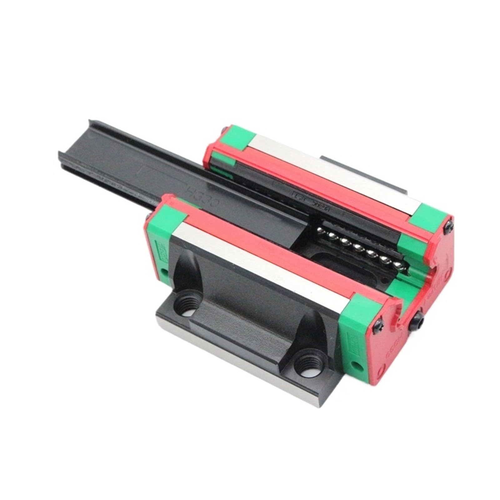 Deslizador de cojinete lineal con riel deslizante 2 uds HGR25 650mm carril guía lineal + 4 Uds HGW25CC bloque deslizante de carro con brida