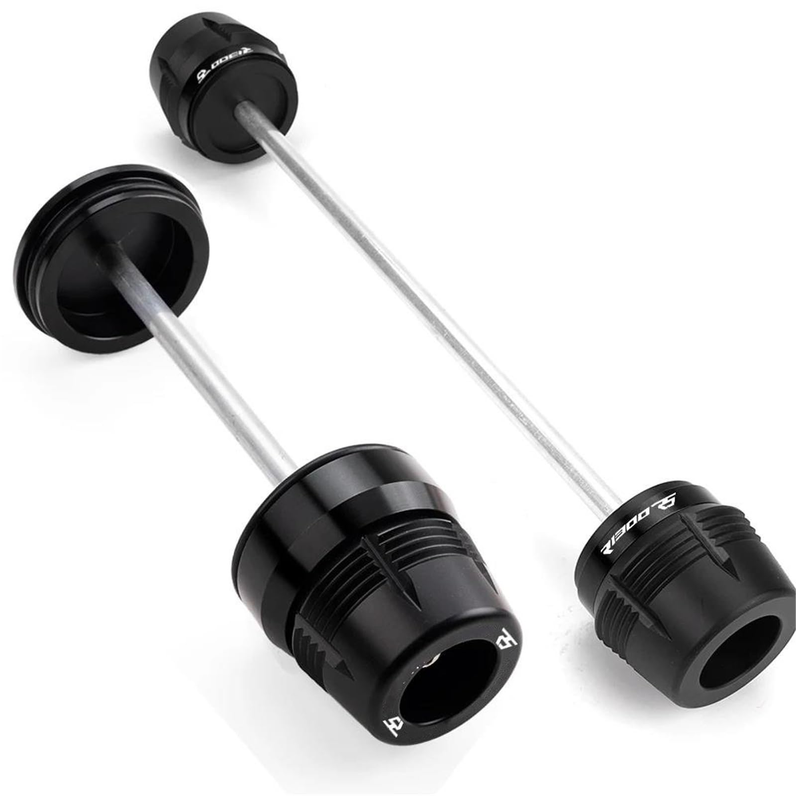 Radschieber Sturzschutz Motorrad-Rahmenschleifer Für Vorder- Und Hinterradgabel Für R1300RS R 1300RS 1300 RS 1300rs (2025–2026) Crash Schutz Sliders(Schwarz,Vorne Hinten)