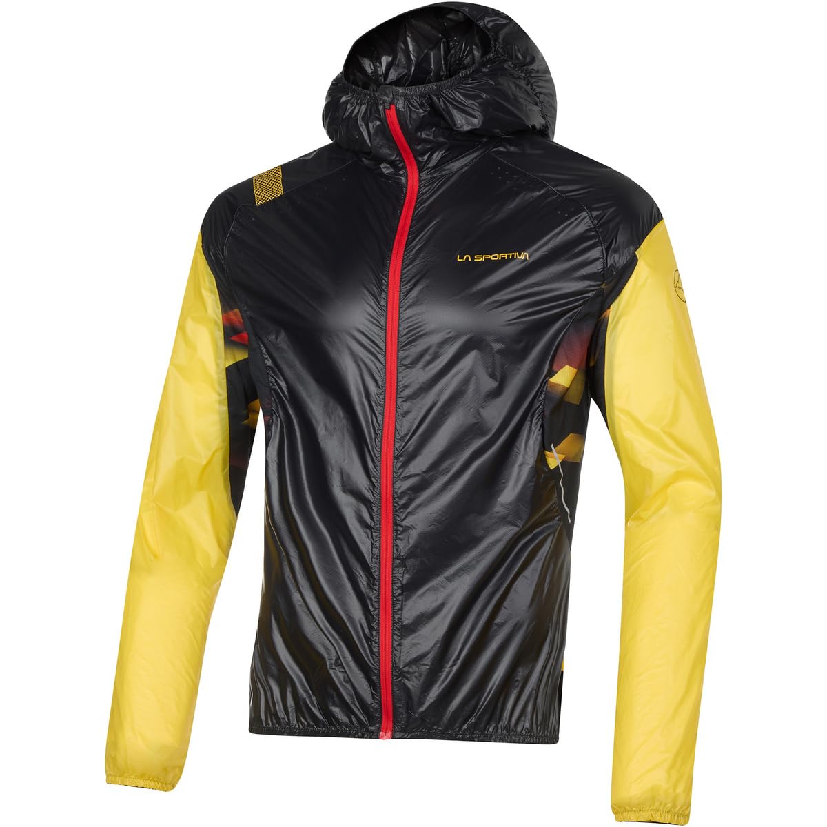 LA SPORTIVA Herren Blizzard Windbreaker JKT M Black/Yellow Jacke