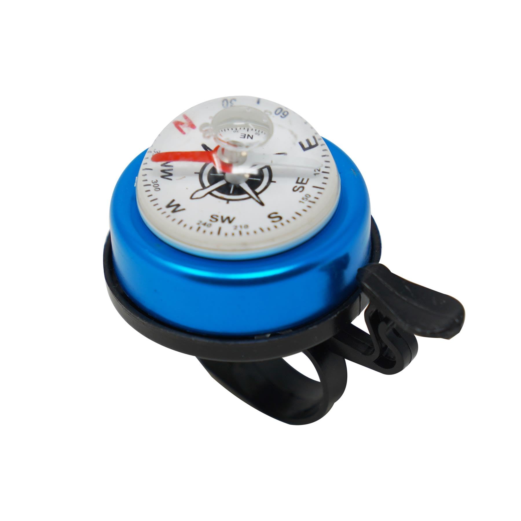 Laxzo ® Bicycle Bell Ring Aluminum Alloy Bike Loud Horn MTB Handlebar Alarm with Compass Cycling Bell Vintage Bike Bell Bicycle Bells Adults Bike Handlebar Bell Retro Bicycle Bell Loud Sound Horn