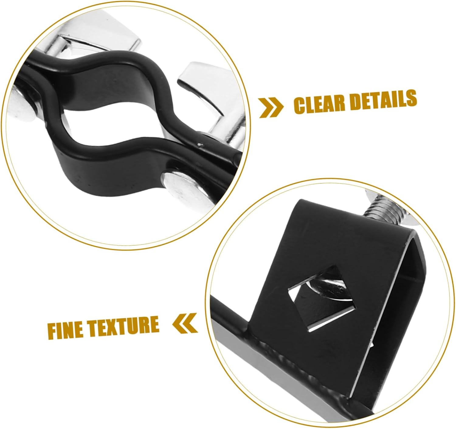 Stable Cymbal Extension Bracket Heavy Duty Cowbell Clamp Drum Set Mounting Accessory for Percussion Instruments for Jazz and Drum Kits