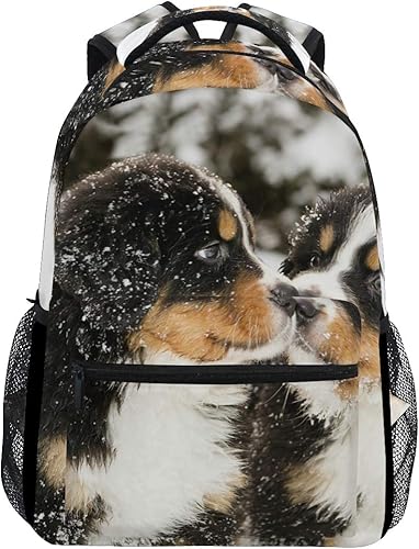 Mochila escolar universitaria, mochila de viaje para animales al aire libre, Perro de montaña, talla única , Mochilas tipo mochila