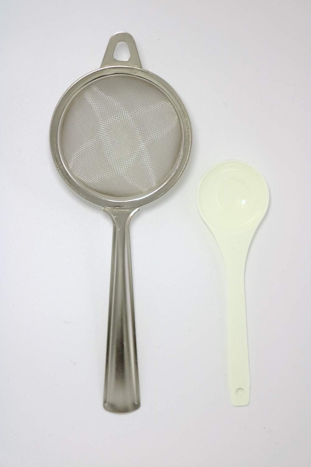9 Micron Matcha Mesh Strainer/Sift w/Scoop 65mm - Marukyu Koyamaen/Aoyoshi