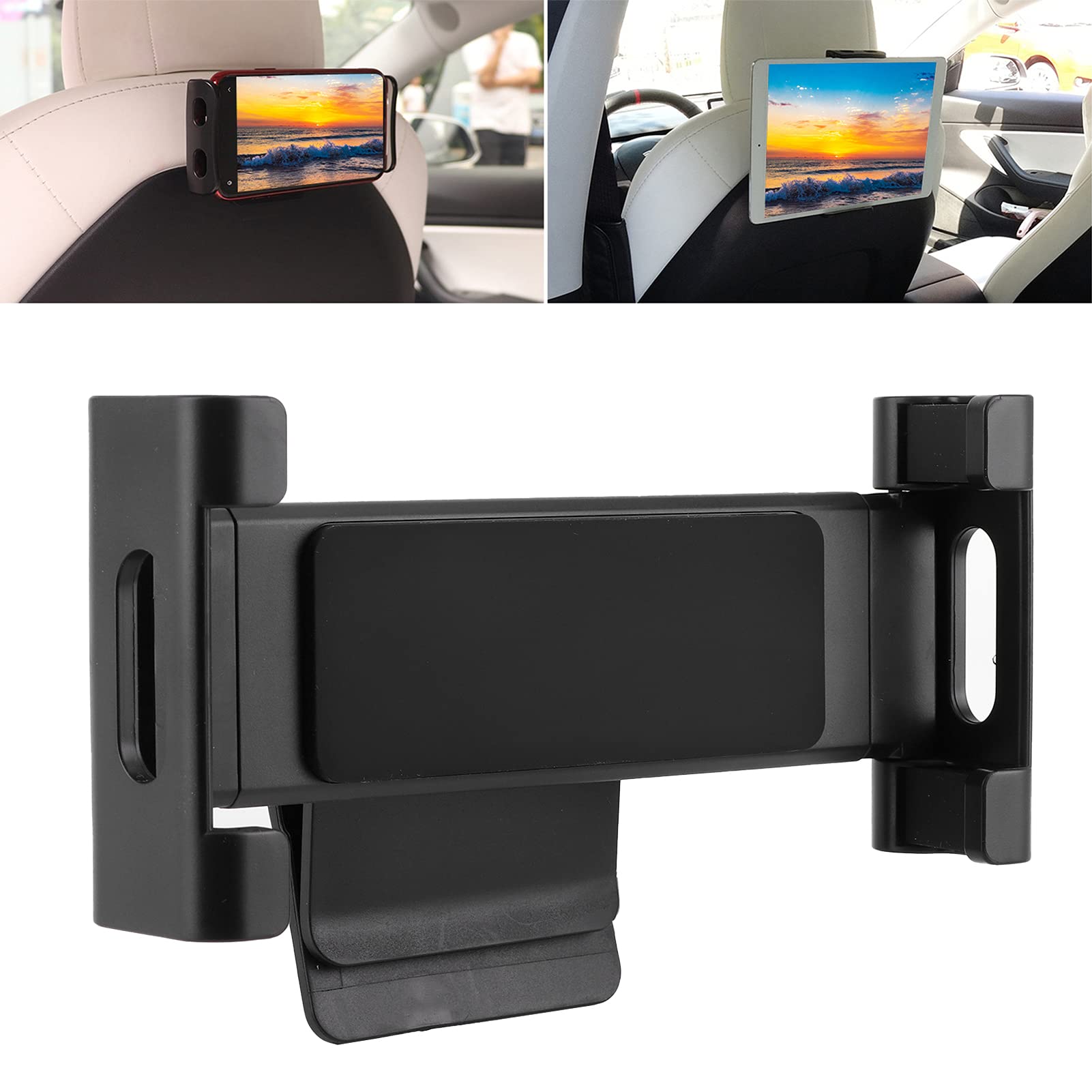 Aramox Support de Téléphone et Tablette pour Siège Arrière Auto – Compatible /Y 2019-2021 – Fixation sur Appui-Tête en ABS – Lot de 2
