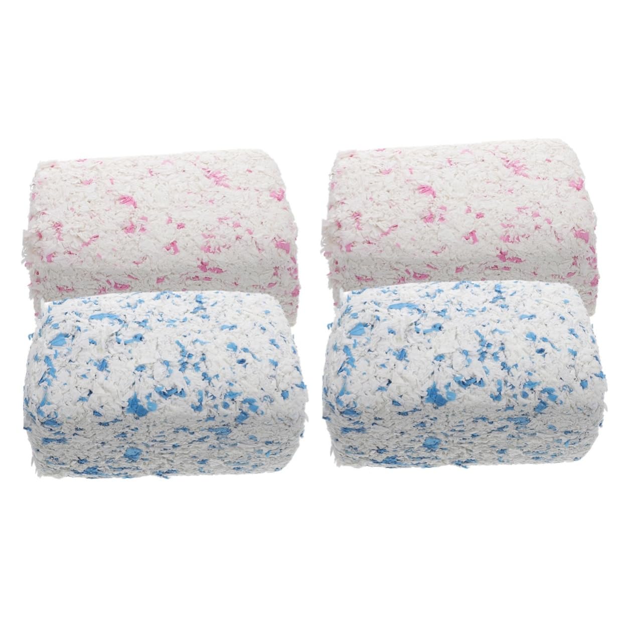 BESPORTBLE 2 Piezas 2 Ropa De Cama para Mascotas Acolchado para Nido De Hámster Suministros para Jaulas De Mascotas Ropa De Cama De Chinchilla Arena para Animales Pequeños Lecho Papel
