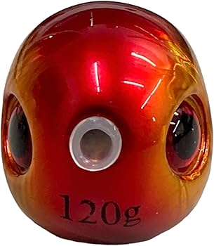 Amazon | タングステンシンカー タイラバシンカー 120g 赤×金 1個