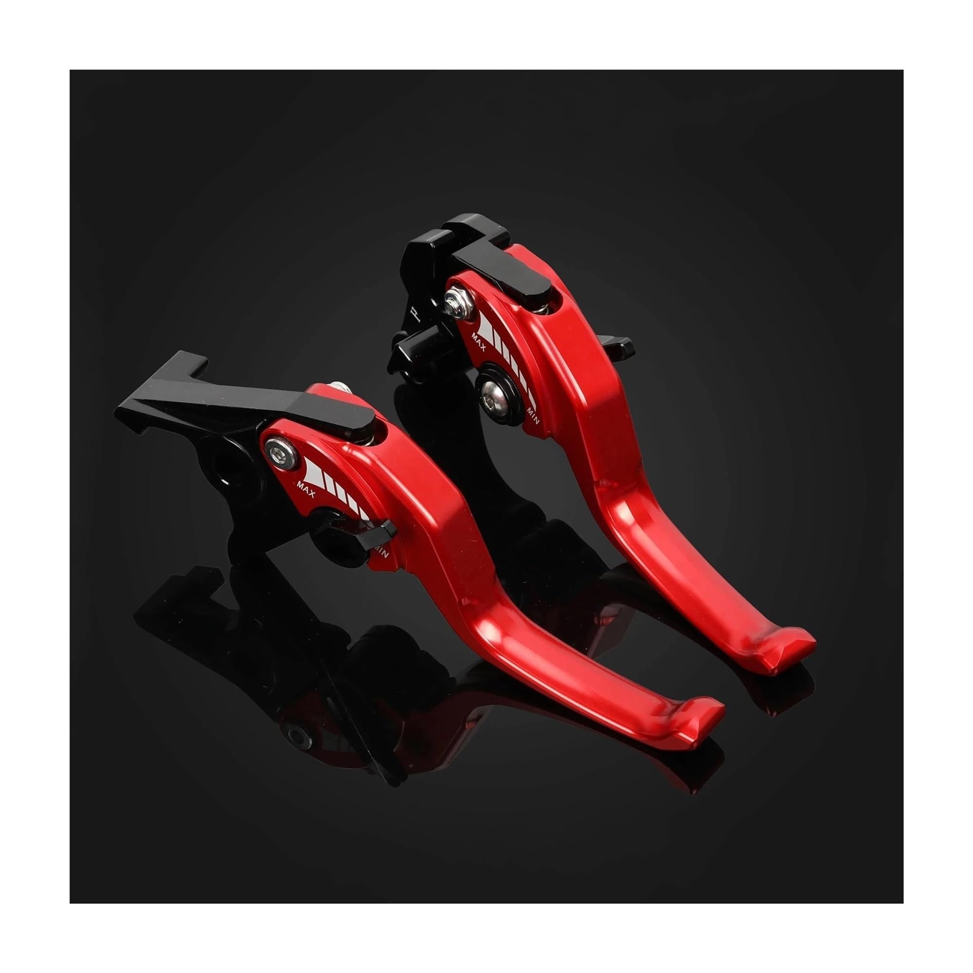 Zcpopknhnz Red For Cfmoto Cf Moto 450 Mt 450Mt Cf450mt Motor Adjustable Brake Clutch Lever Handle Guard Levers Short(Red)