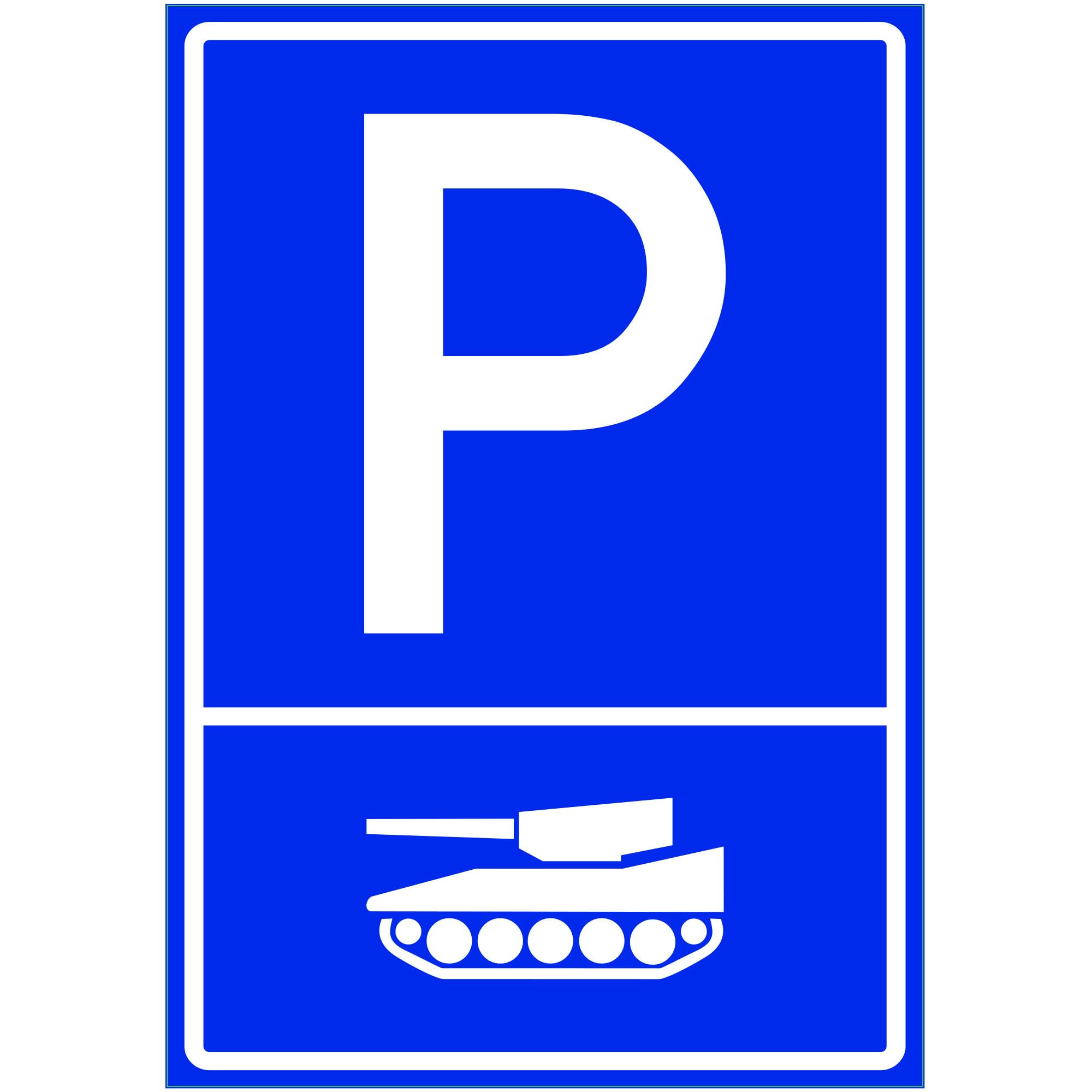 Kiwistar Cartello Parcheggio Privato In PVC - Placca Stabile 30x21 Cm, Resistente Alle Intemperie E Ai Raggi UV, Pittogramma Per Interni Ed Esterni