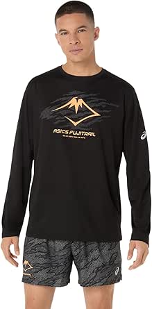 asics(アシックス) ランニングウェア FUJITRAILロゴ長袖シャツ メンズ