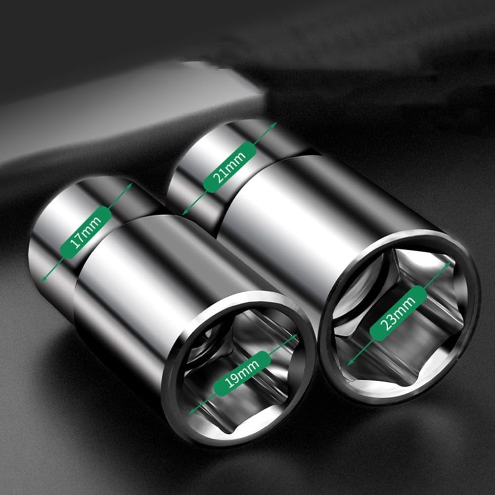 SPORTARC Jeu de clés pratiques pour pneus de voiture avec plusieurs tailles pour s'adapter à la plupart des besoins du véhicule