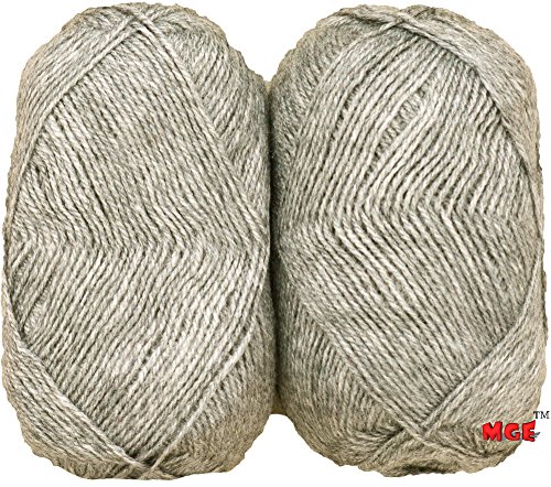Image of M.G ENTERPRISE Rosemary SilverSoft Wool Yarn 200 for Crochet, Hand Knitting, DIY Craft & Needle Knitting