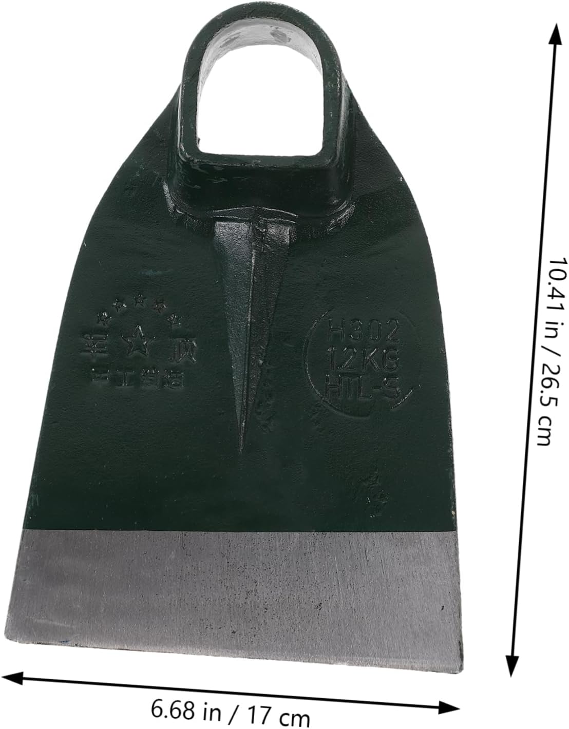 HANABASS Stainless Steel Garden Hoe Head for Weeding and Digging Compact Gardening Tool for Outdoor Vegetable Farming and Flower Planting