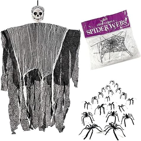 Halloween Geister Deko 2er-Pack - 50x40cm Hängende Geister Für Garten & Vorgarten