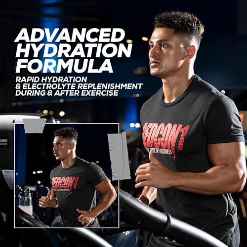 Vista 3 de REDCON1 Canteen Hydration + Electrolytes, Plum Fusion - Polvo de bebida electrolítica con vitaminas B + minerales para la recuperación, polvo