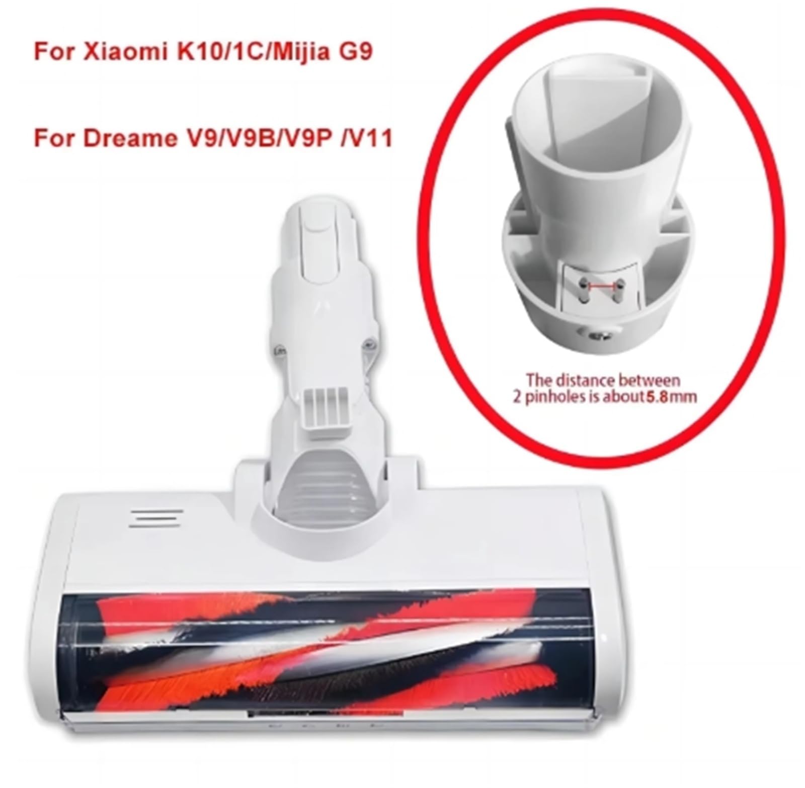 Elektryczna Główka Szczoteczki, Kompatybilny Z Xiaomi G10 K10 Odkurzaczem