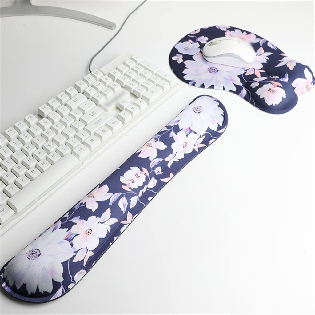 3D Gel Wrist Rest Mouse Pad with Non-Slip Base Wrist Rest Pad Ergonomic Office Gaming Keyboard Mouse Pad Wrist Rest