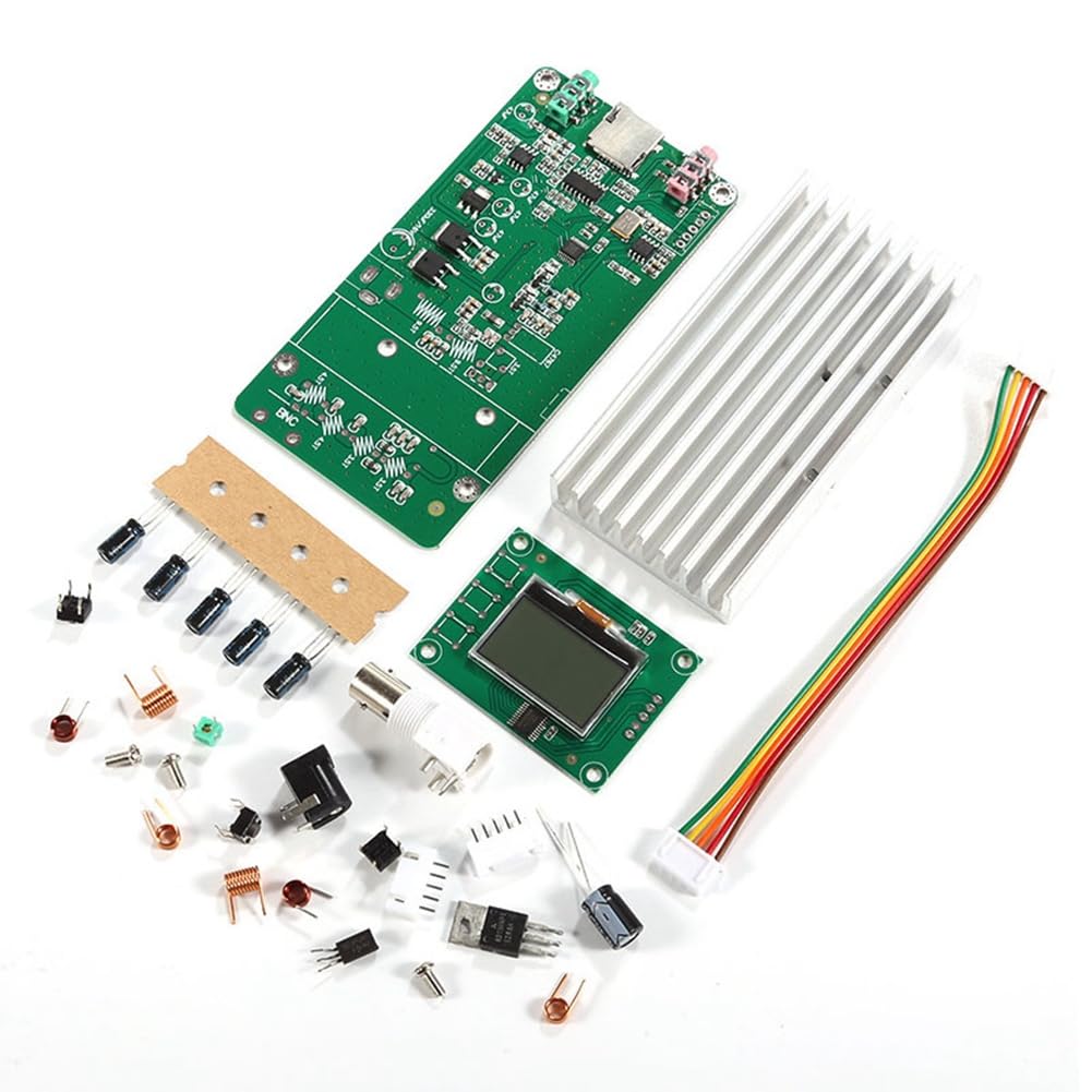 Trasmettitore FM Stereo A Fase Bloccata da 15 W Kit di Frequenza Digitale Radio PLL + Modulo Display Digitale LCD
