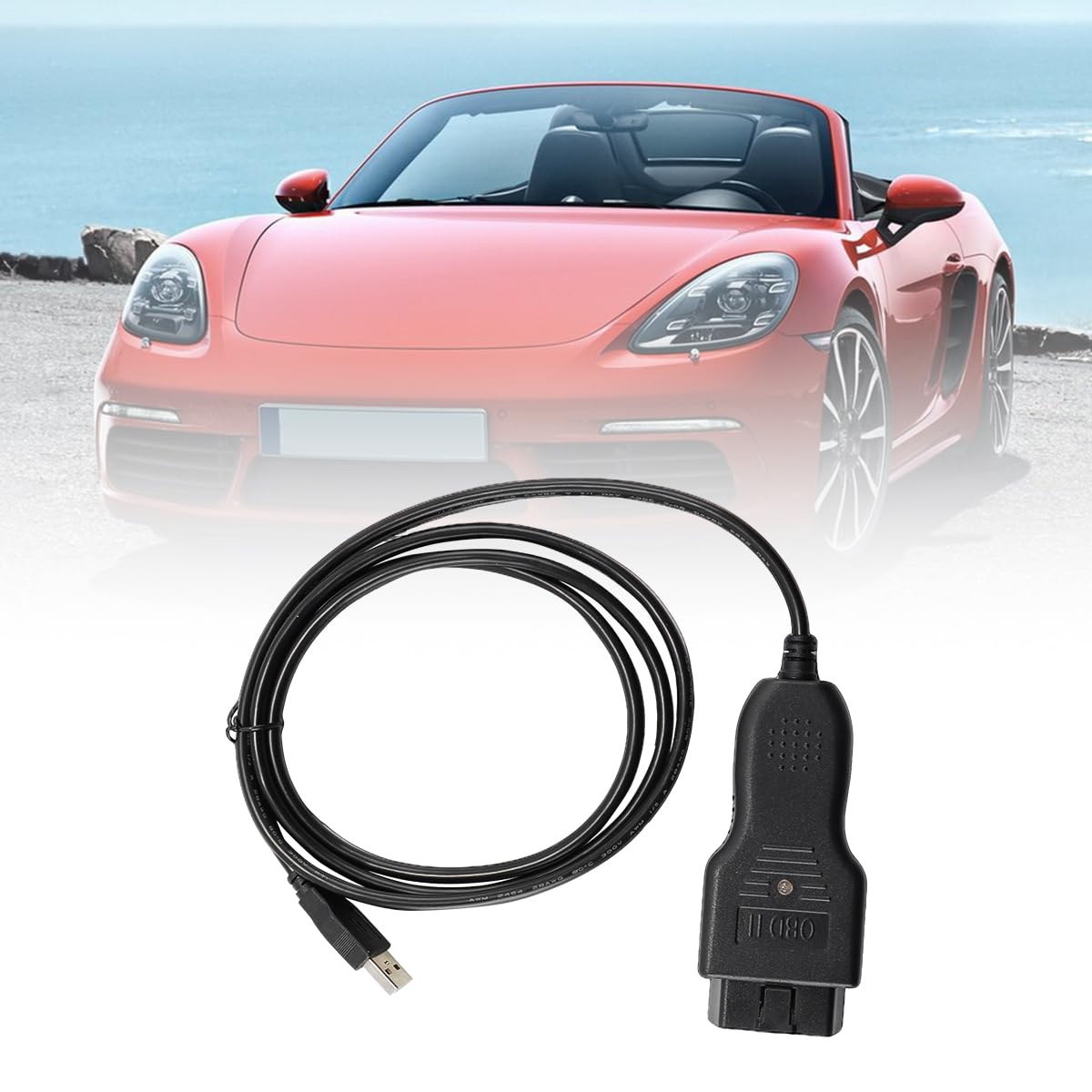 Ubric Ligne de Test de Diagnostic Automobile OBD2 ECU Compatible avec 911 911 Turbo Carrera GT3 Boxster