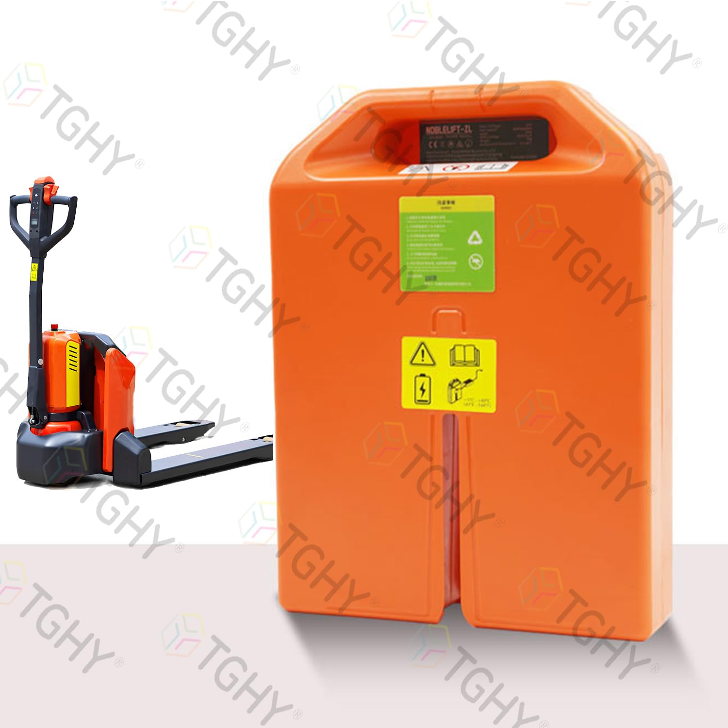 TGHY Batteria per Carrello elevatore Elettrico 24V 20AH 36AH Batteria al Litio Ferro fosfato 48V 20AH Batterie per transpallet Elettrico,24v36ah