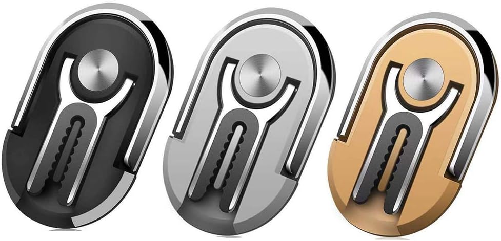 Cell Phone Ring Holder Stand, Universal Air Vent Car Multipurpose Mobile Phone Bracket Holder Phone Mount and Finger Grip Ring Kickstand