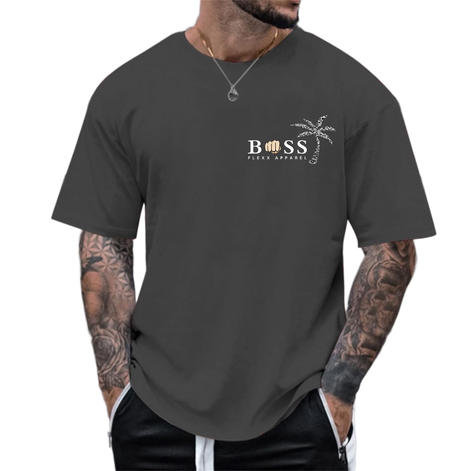 BmDSGC Mesh Workout Shirts for Men Dry Fit Gym Shirt Quick Dry Athletic Short Sleeve T-Shirt Moisture Wicking Workout Tops Shirts Training Bodybuilding Vests Tops Costume (Grey,S)