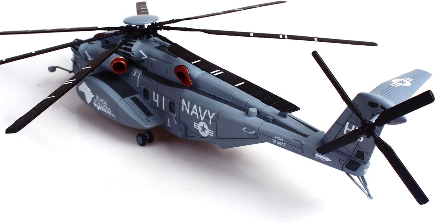 MH-53E Sea Dragon Helicopter United States Navy, Black Stallions, Tail Number 41" Light Gray 1/72 Diecast Model by Panzerkampf 14040PB2396