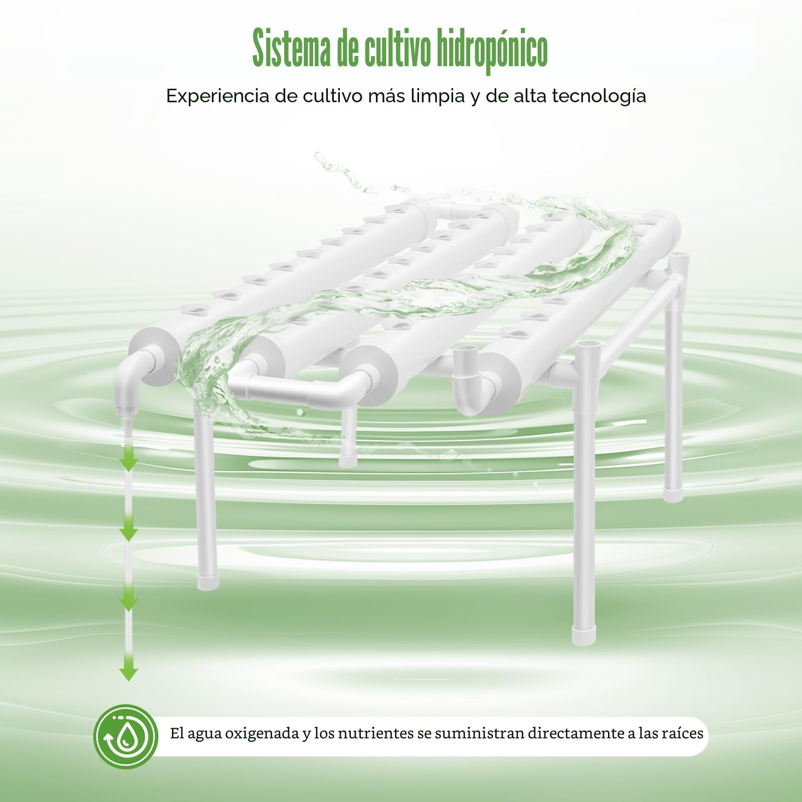 Plantas Hidropónicas 3 Capas Kit de Cultivo Hidropónico 108 Lugares de Plantas,Sistemas de cultivo de plantas sin tierra para hidropónico,Planta Hidropónica Vegetal Planta Planta Planta Crecimiento