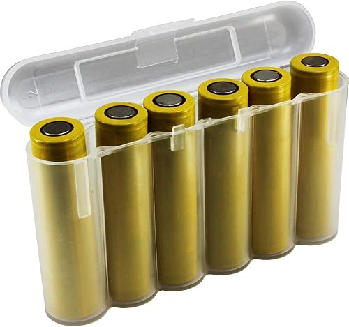 Miniatura 2 de Birdz 2 Clear 18650 y CR123A 6 Estuche de almacenamiento para baterías 18650