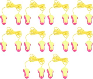 Foam Earplugs, 10 Pairs PU Foam Ear Plugs 32dB Noise Reduction Soft Earplugs with Cable Hearing Protect for Sturdy Sleeping