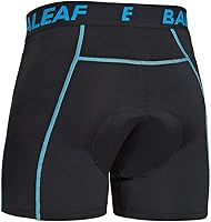 Vista 12 de baleaf Pantalones cortos de ciclismo acolchados 3D para hombre, ropa interior de ciclismo MTB Liner