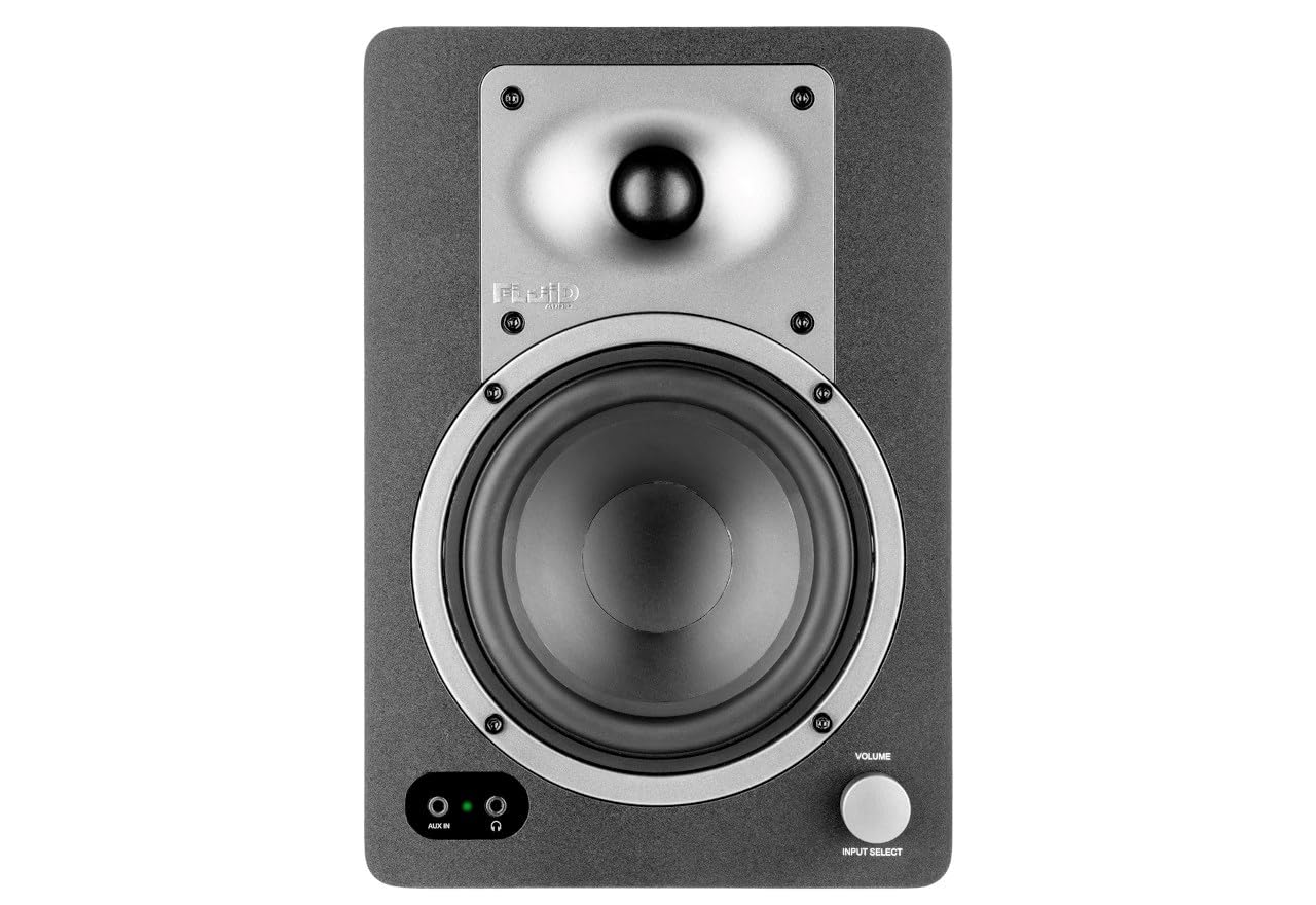 Fluid Audio C50BT Studio Monitor, coppia di diffusori attivi (diffusore da studio con bilanciamento del suono neutro, monitor con driver da 5 pollici e connettività BT)