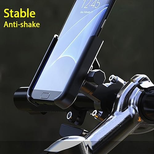 Miniatura 4 de YYSGX, para Royal Enfield BulletMeteorClassic 350 500 Interceptor 650 Continental GT 535 Himalayan 411 Accesorios Moto Manillar Teléfono Móvil