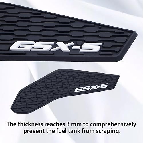Miniatura 4 de Para GSX-S750 GSXS750 Z GSX-S 750 GSX S750 Z Protector de almohadilla de tanque de motocicleta Etiqueta de Gas Rodilla Grip Tanque Tracción Pad