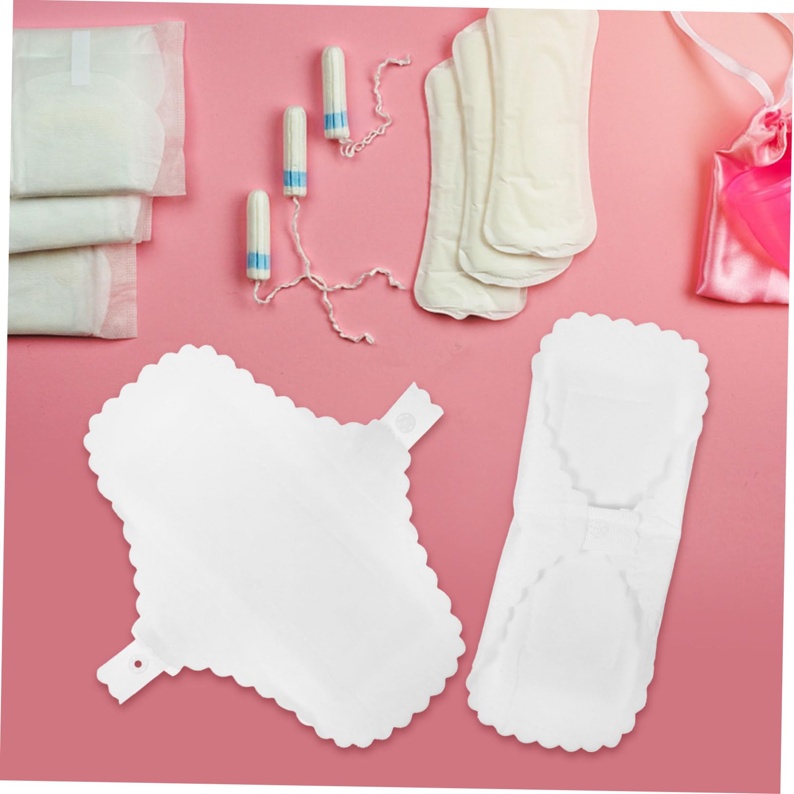 COLLBATH 3 Set Di Assorbenti Mestruali Lavabili in Cotone Assorbenti Riutilizzabili Per Donne Per La Notte Comodi E Adatti Per Il Ciclo Mestruale 10 Pezzi*3