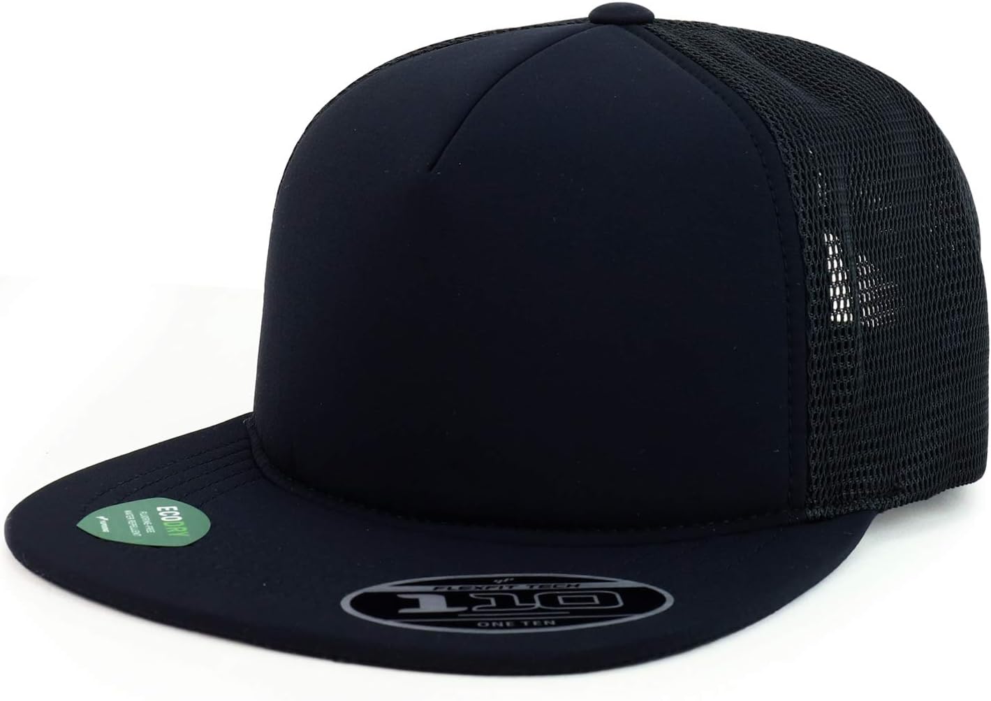 Trendy Apparel Shop Flexfit Crushable Foldable Eco Dry Foam Mesh Flatbill Cap