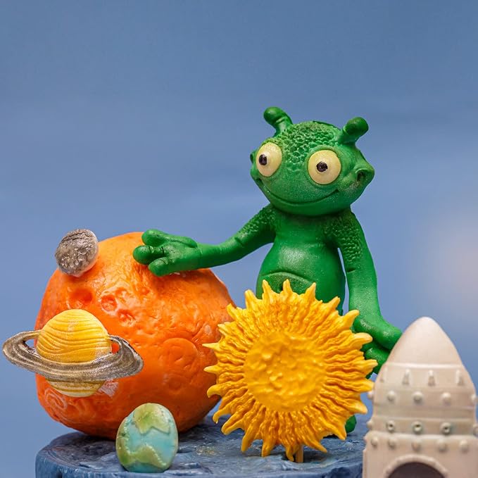Molde de Silicona Katy Sue Alien Espacial para Decoración de Pasteles miniatura 2