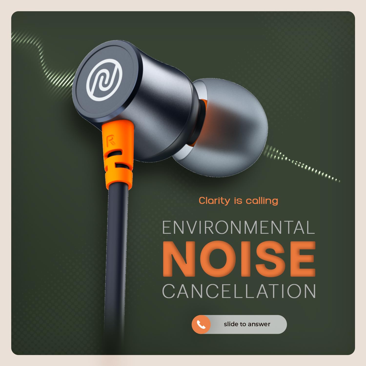 Noise Airwave Bluetooth in Ear Neckband with 50H of Playtime, 3 EQ Modes, ENC for Calling, Low Latency(Upto 50ms), 10mm Driver, BT v5.3(Midnight Blue) — Amazon image 6