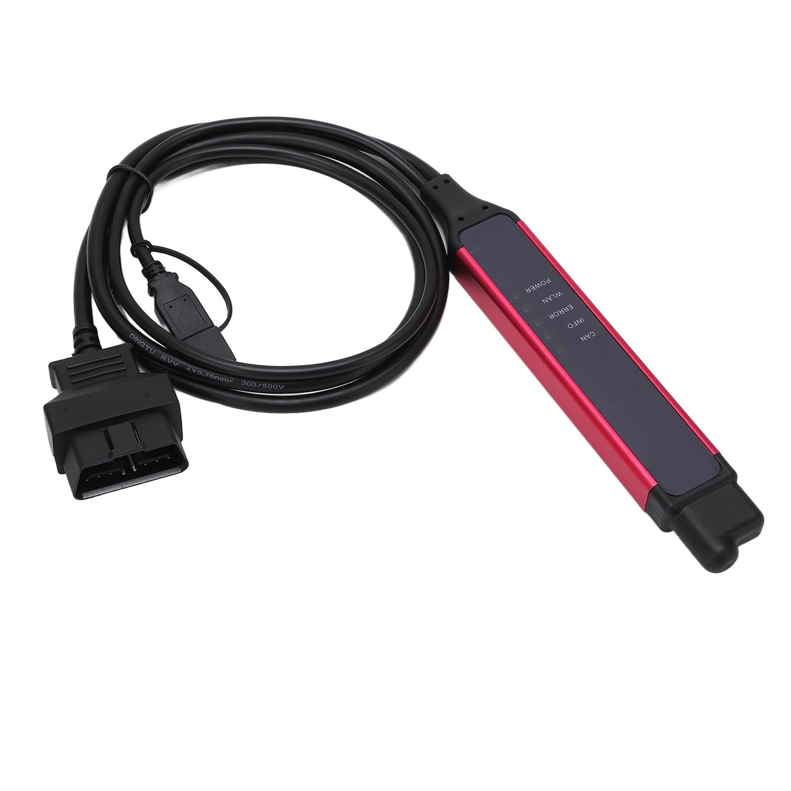 Generic Lector de Códigos Inalámbrico VCI 3, Herramienta de Diagnóstico Rápido para Camiones, Herramienta Compacta de Escaneo de Fallas del Motor para Vehículos Pesados, Carcasa de Aluminio,