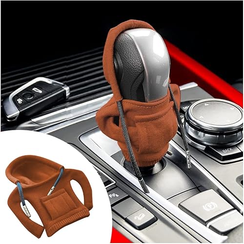 BESULEN Funda para palanca de cambios de automóvil, suéter de moda con capucha, suave y cómoda, ajuste universal, funda protectora de perilla de disponible en Yaxa Colombia