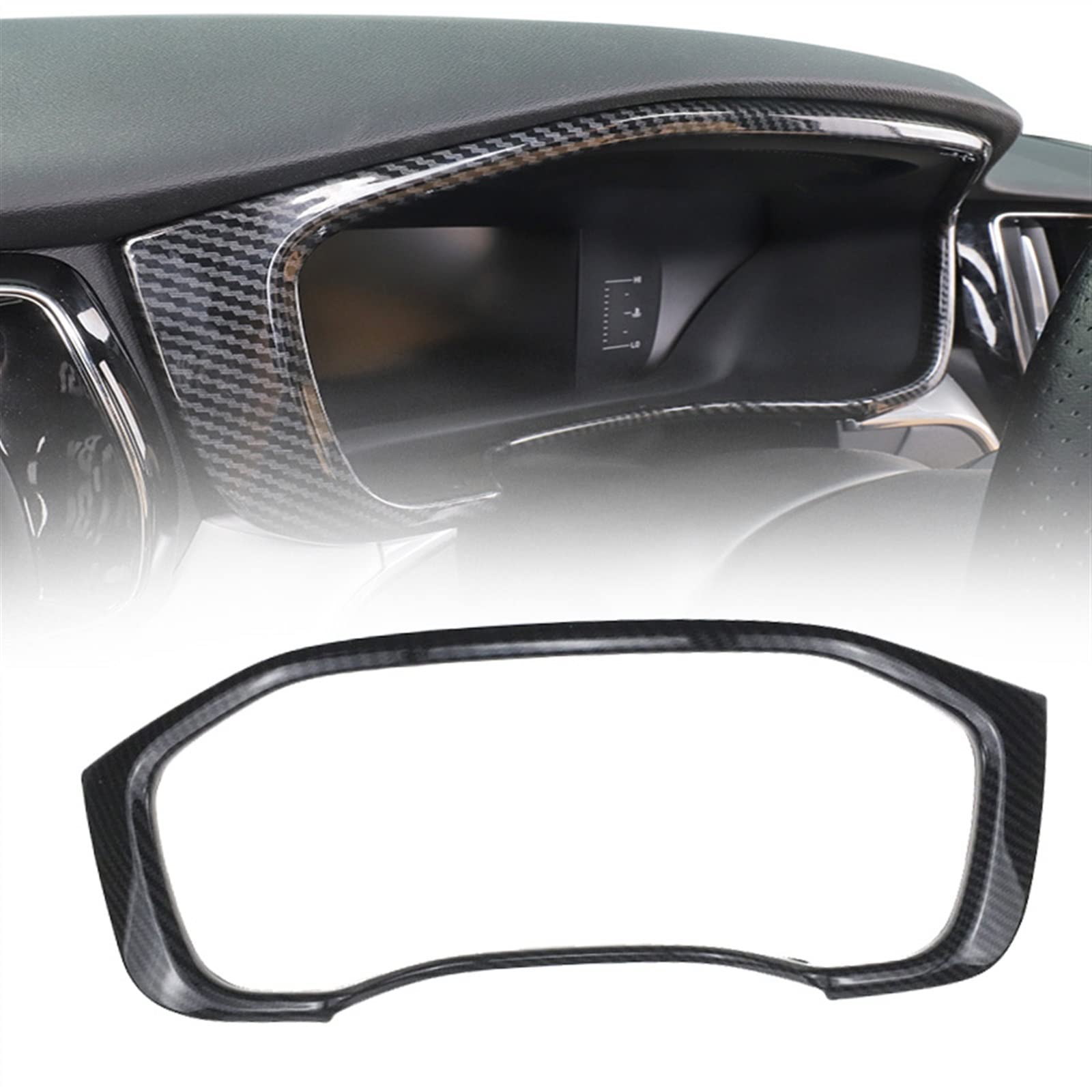 Car Dashboard Frame Decoration Sticker for Volvo XC60 2018 Interior Accessories